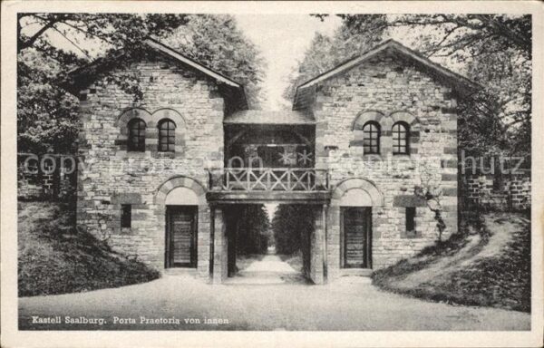 Saalburg Taunus Römerkastell Porta Praetoria von innen