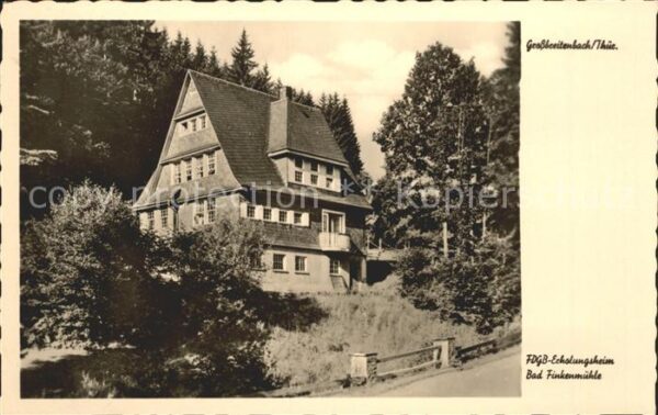 Grossbreitenbach Thueringen FDGB Erholungsheim Bad Finkenmühle