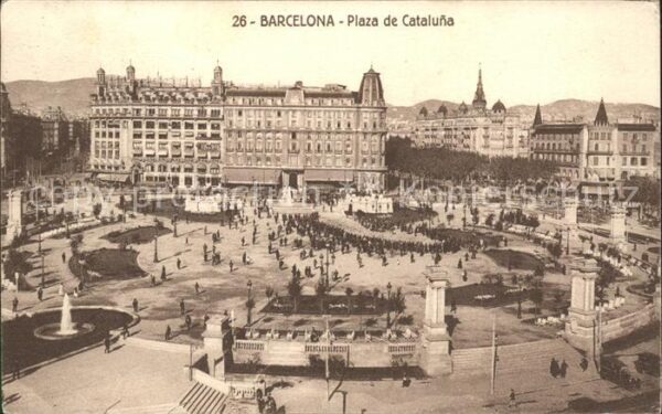 Barcelona Cataluna Plaza de Cataluna