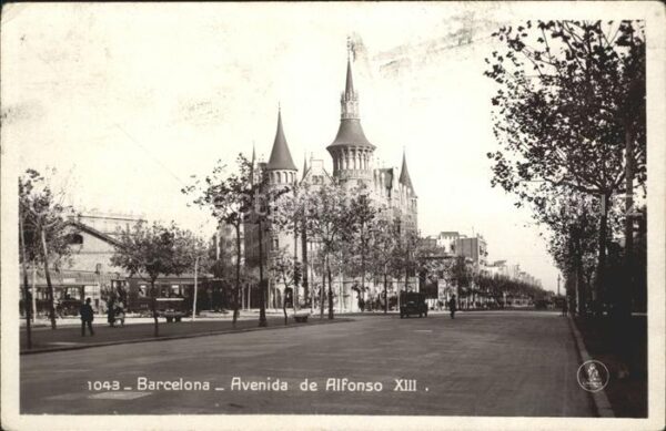 Barcelona Cataluna Avenida de Alfonso XIII