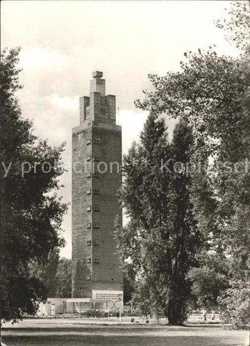 Magdeburg Aussichtsturm im Kulturpark Rotehorn