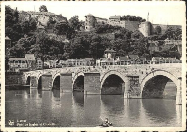 Namur Wallonie Pont de Jambes et Citadelle
