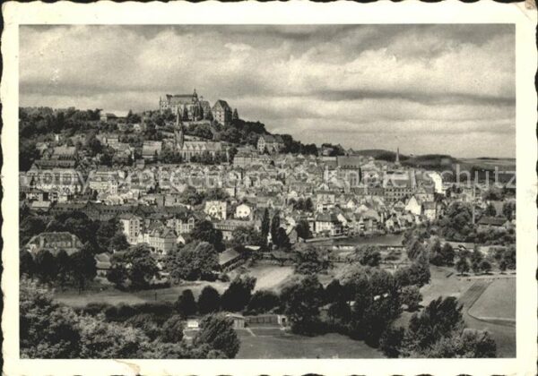 Marburg Lahn Panorama Schloss