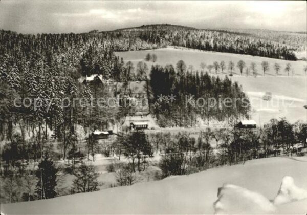 Rechenberg-Bienenmuehle Osterzgebirge Winterpanorama
