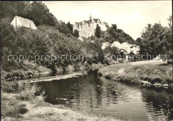 Nossen Schloss Flusspartie