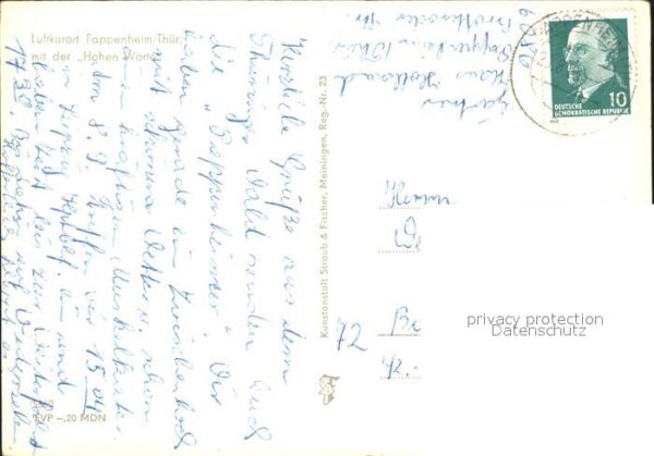 Pappenheim Thueringen mit der Hohen Warte – Bild 2