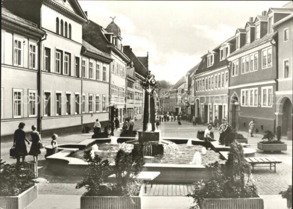 Suhl Thueringer Wald Steinweg Brunnen