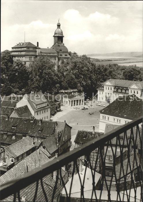 Sondershausen Thueringen Schloss und Platz der DSF