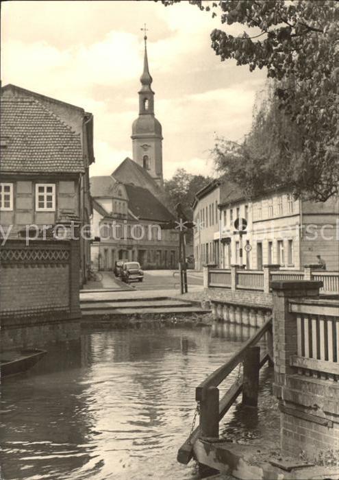 Luebbenau Spreewald Teilansicht Kirche