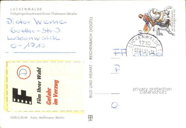 Luckenwalde Fussgängerboulevard Ernst Thälmann Stra – Bild 2