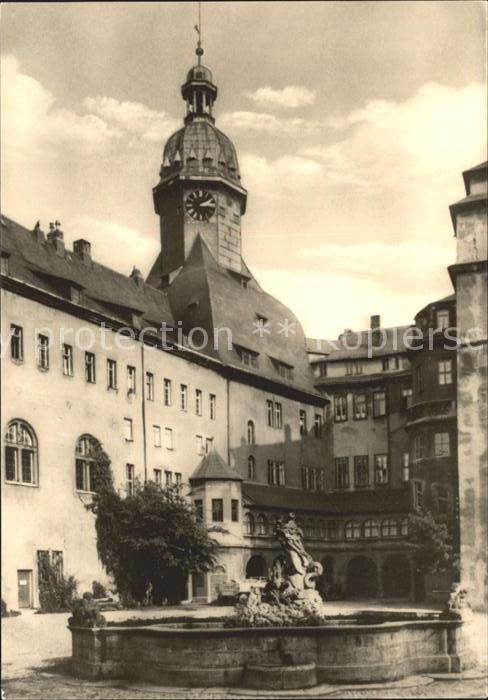 Sondershausen Thueringen Schlosshof Brunnen