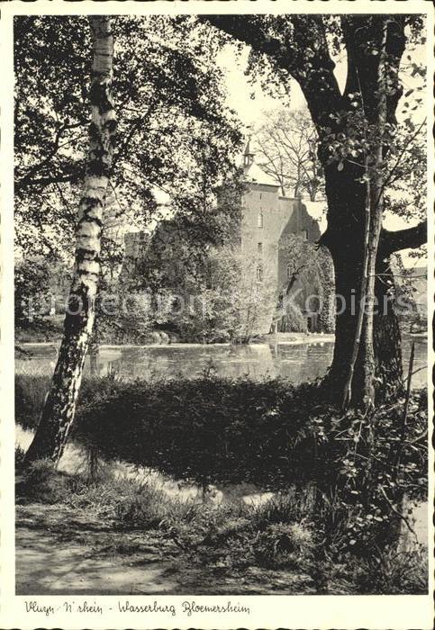 Vluyn Wasserburg Bloemersheim am Niederrhein