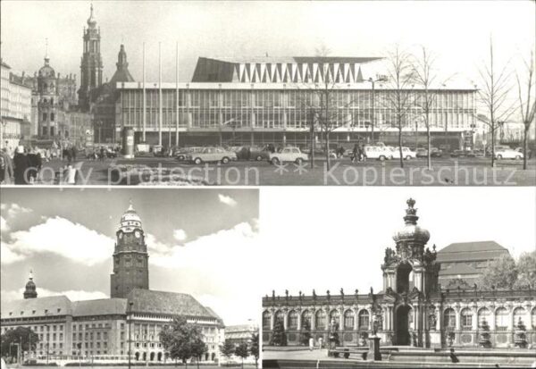 Dresden Kulturpalast Rathaus Zwinger
