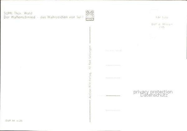 Suhl Thueringer Wald Der Waffenschmied Wahrzeichen – Bild 2