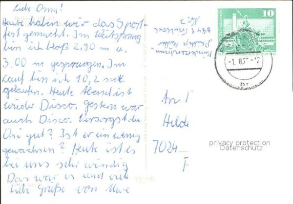 Poessneck Weisser Turm mit Schule – Bild 2