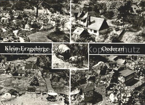 Oederan Klein Erzgebirge Teilansicht Frohnauer
