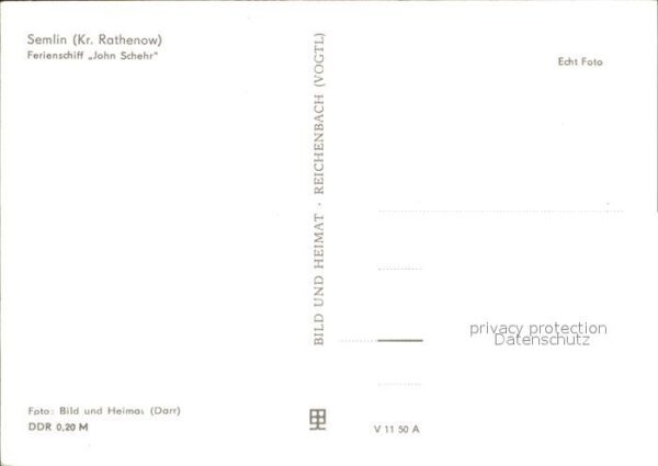 Semlin Brandenburg Ferienschiff John Schehr – Bild 2