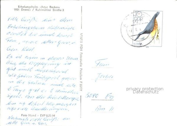 Dranse Wittstock Erholungsheim Artur Becker – Bild 2