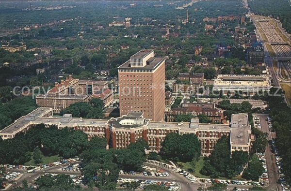 Detroit Michigan Henry Ford Hospital Fliegeraufnahme
