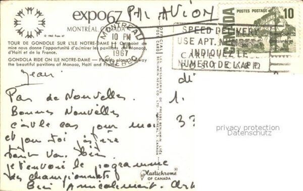 Montreal Quebec Expo67 – Bild 2
