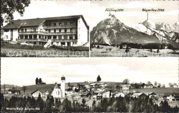Maria Rain Allgaeu Hotel Gitti Säuling Zugspitze