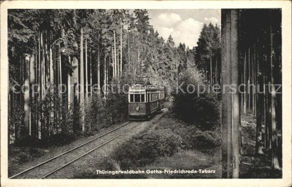 Gotha Thueringen Thüringerwaldbahn Gotha- Friedrichroda-