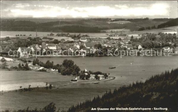 Saalburg Saale Stausee Bleiloch- Saaletalsperrre