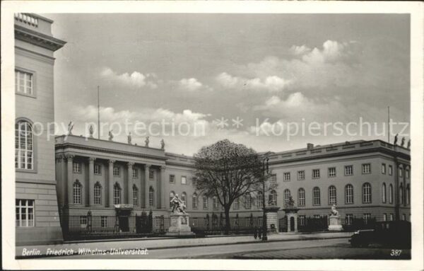 Berlin Friedrich- Wilhelms- Universität