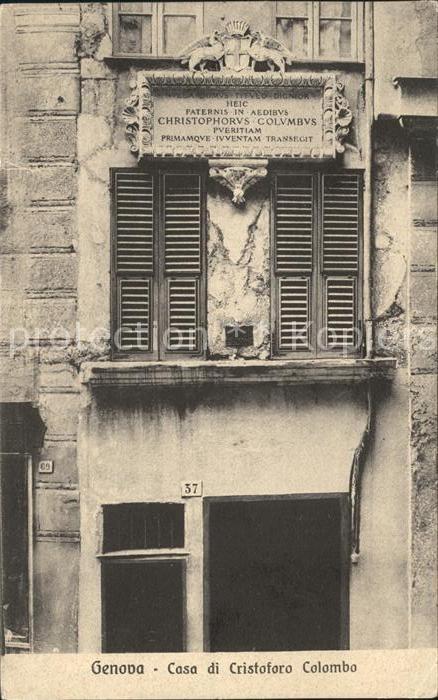 Genova Genua Liguria Casa di Cristoforo Colombo