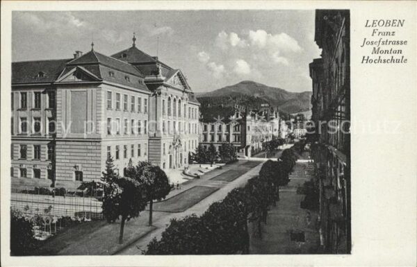 Leoben Franz Josefstrasse Montan Hochschule