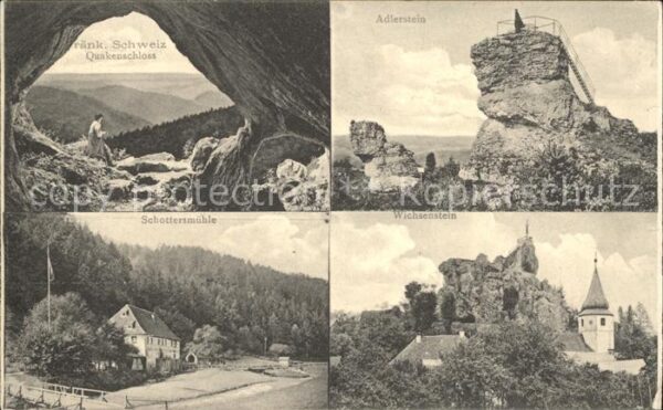 Wiesenttal Quackenschloss Adlerstein Wichsenstein