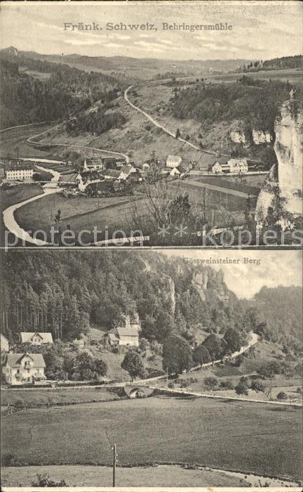 Goessweinstein Behringersmühle Gössweinsteiner Berg