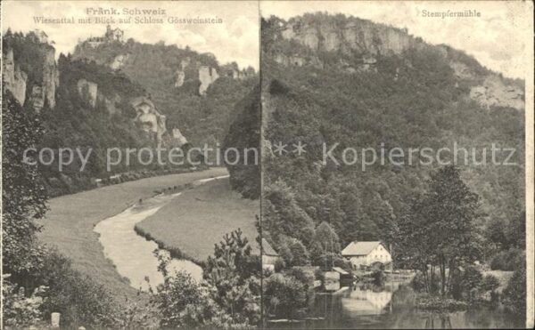 Wiesenttal Schloss Gössweinstein Stempfermühle