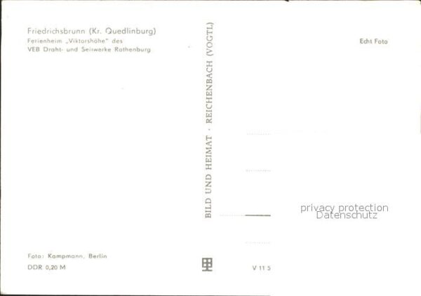 Friedrichsbrunn Harz Ferienheim Viktorshöhe – Bild 2