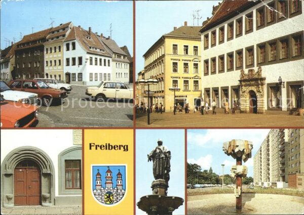 Freiberg Sachsen Untermarkt Obermarkt
