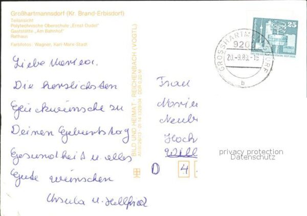 Grosshartmannsdorf Teilansicht Oberschule Ernst Dudel Rath – Bild 2