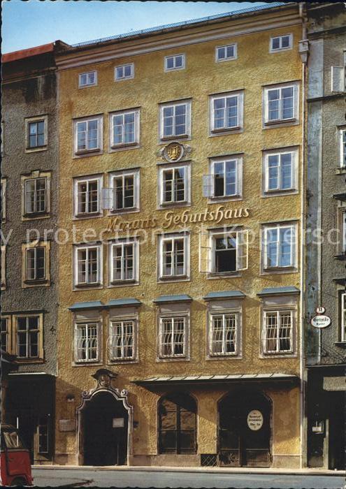 Salzburg Oesterreich Mozarts Geburtshaus
