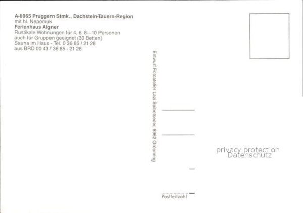 Pruggern Ferienhaus Aigner – Bild 2