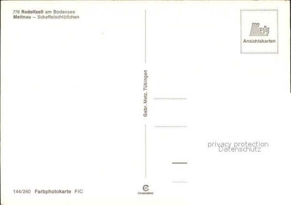 Radolfzell Bodensee Mettnau Scheffelschlösschen – Bild 2