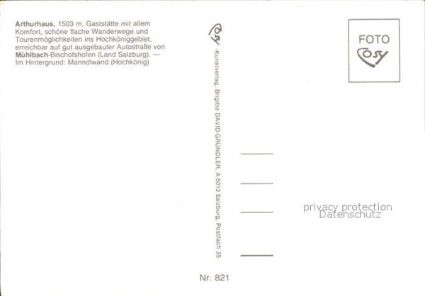 Hochkoenig Arthurhaus – Bild 2