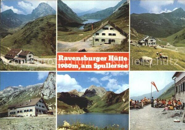 Lech Vorarlberg Ravensburger Hütte Spullersee