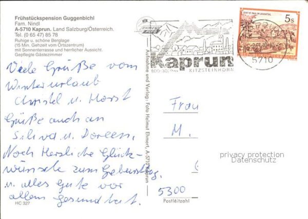 Kaprun Frühstückspension Guggenbichl – Bild 2
