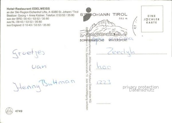 St Johann Tirol Hotel Restaurant Edelweiss – Bild 2