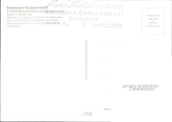 Scheffsnoth Restaurant Knappenstadl – Bild 2