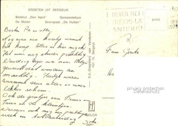 Bergeijk Blockhut Den Herd Gemeentehuis De Molen – Bild 2