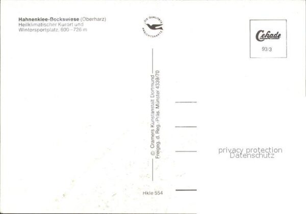 Hahnenklee-Bockswiese Harz Fliegeraufnahme – Bild 2