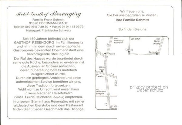 Ebermannstadt Hotel Gasthof Resengörg – Bild 2