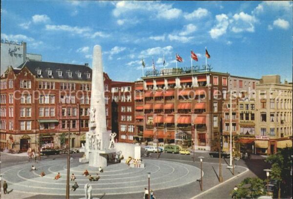 Amsterdam Niederlande Nationaldenkmal