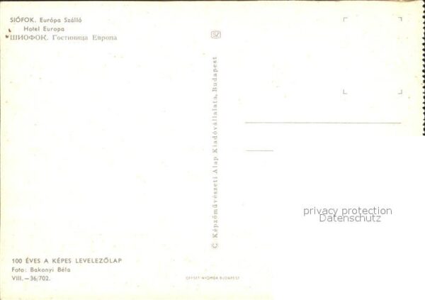 Siofok Hotel Europa – Bild 2