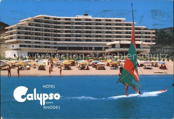 Rhodes Rhodos Greece Hotel Calypso